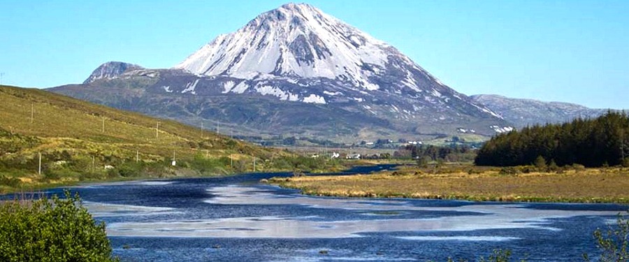 Errigal Mountain near Fairgreen Holiday Cottages, Dungloe, North West County Donegal, Ireland